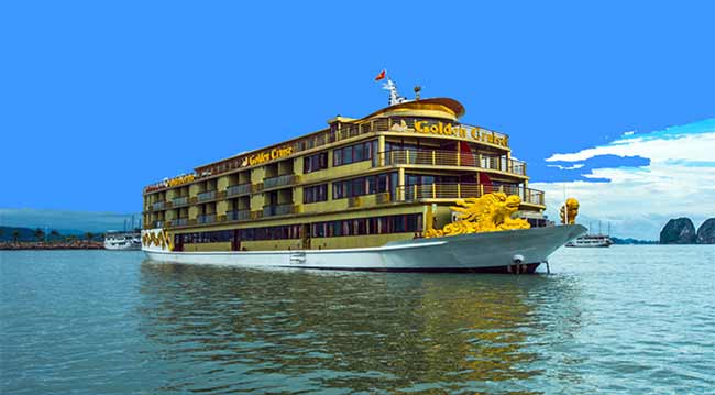 Du thuyền Golden Cruise 9999 là tàu 5 sao lớn nhất 